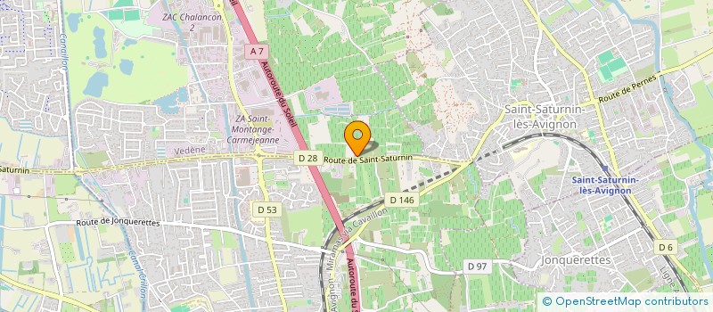 localisation de l'entreprise PISCINES ET JARDINS à VEDENE