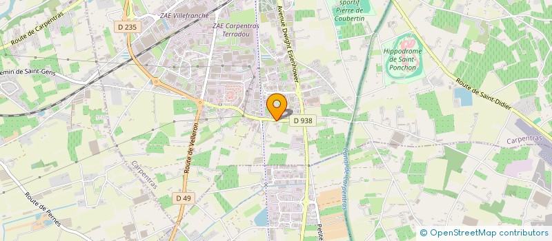 localisation de l'entreprise PISCINES ET MATERIELS DE CARPENTRAS à CARPENTRAS