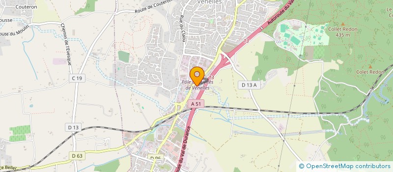 localisation de l'entreprise PISCINES ET MATERIELS DE VENELLES  VENELLES