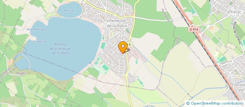 localisation de l'entreprise PISCINES ET SPAS TIXEIRE  VILLENEUVE-DE-LA-RAHO