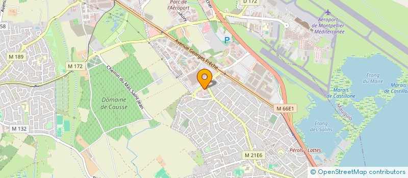 localisation de l'entreprise PISCINES ET TERRASSES DU LANGUEDOC  PEROLS