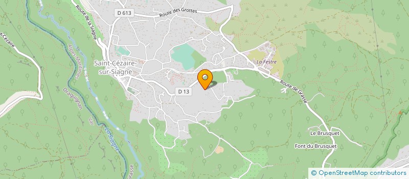 localisation de l'entreprise PISCINES ET TRADITION  SAINT-CEZAIRE-SUR-SIAGNE