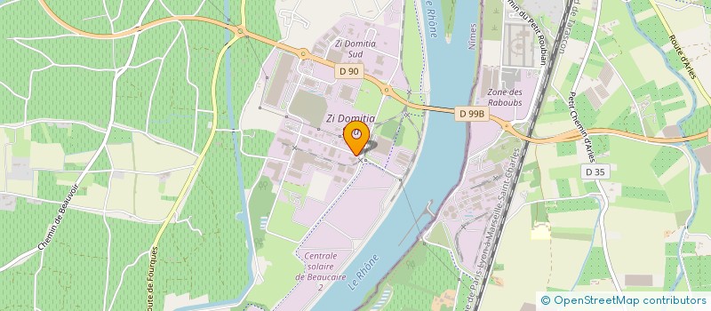 localisation de l'entreprise PISCINES FABRICATION COMPOSITES  BEAUCAIRE