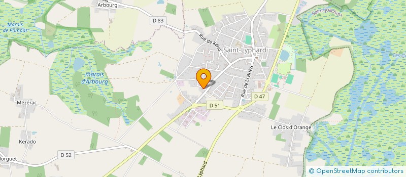 localisation de l'entreprise PISCINES PAYSAGES SERVICES  SAINT-LYPHARD