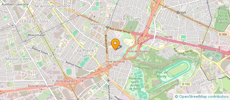 localisation de l'entreprise PISCINES PLAISIR LYON RIVE GAUCHE  BRON