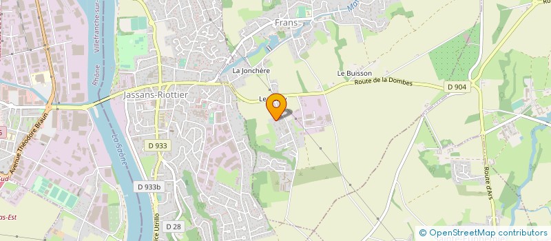 localisation de l'entreprise PISCINES SERVICES à FRANS