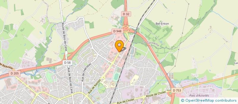 localisation de l'entreprise PISCINES SERVICES à CHALLANS