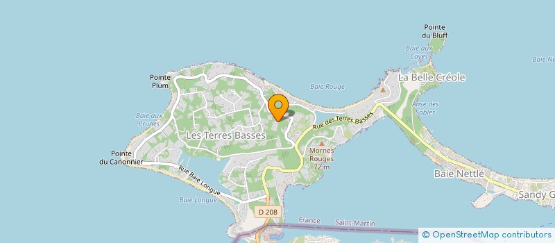 localisation de l'entreprise PISCINES SERVICES ANTILLES  SAINT MARTIN