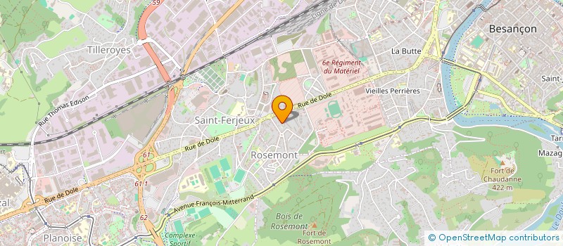 localisation de l'entreprise PISCINES VAUBAN  POUILLEY-LES-VIGNES