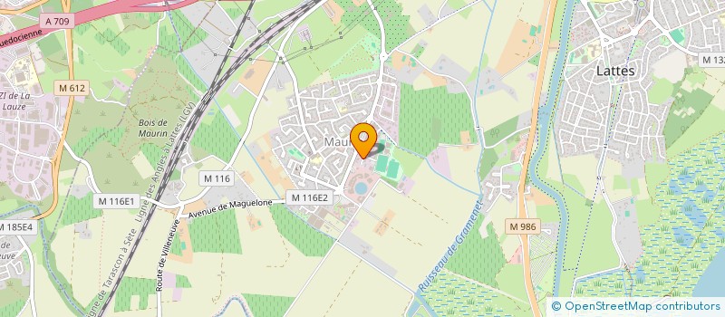 localisation de l'entreprise PISCINES VERRIER à LATTES