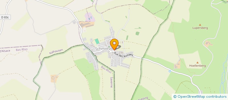 localisation de l'entreprise PISCINEST  SCHMITTVILLER