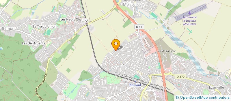 localisation de l'entreprise PISCIREVE  DOMONT