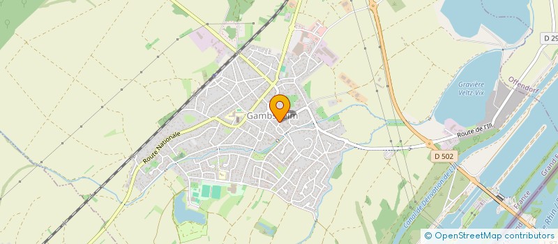 localisation de l'entreprise PISCOBROTHERS  GAMBSHEIM