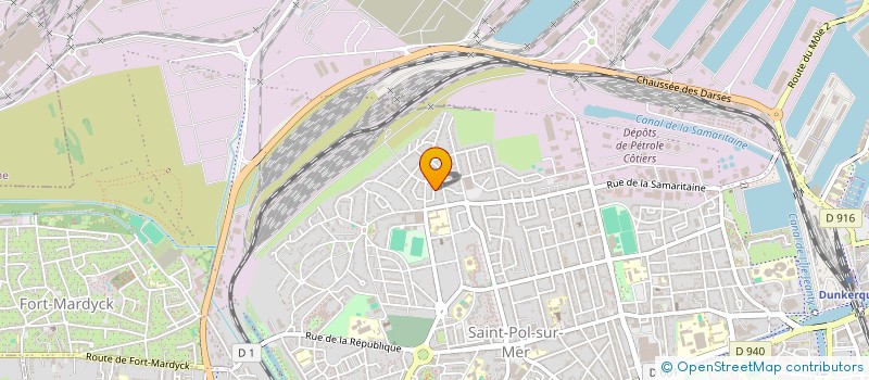 localisation de l'entreprise PISI à DUNKERQUE