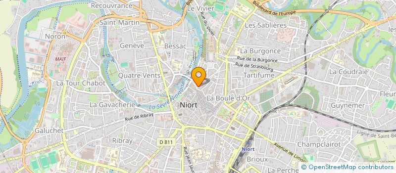 localisation de l'entreprise PISMA  NIORT