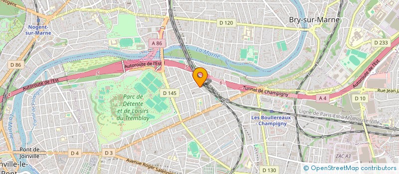 localisation de l'entreprise PISO BATIMENT à CHAMPIGNY-SUR-MARNE