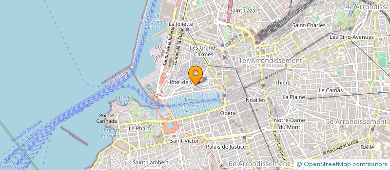 localisation de l'entreprise PISONI-ROCHE à MARSEILLE