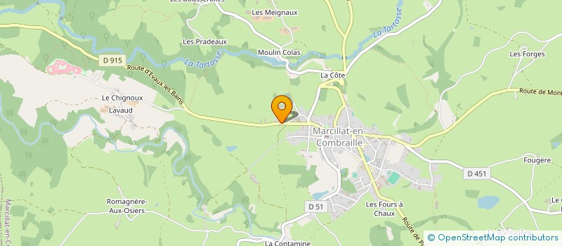 localisation de l'entreprise PISSARD-MAILLET FREDERIC BAYET FRANCOISE  LA PETITE-MARCHE