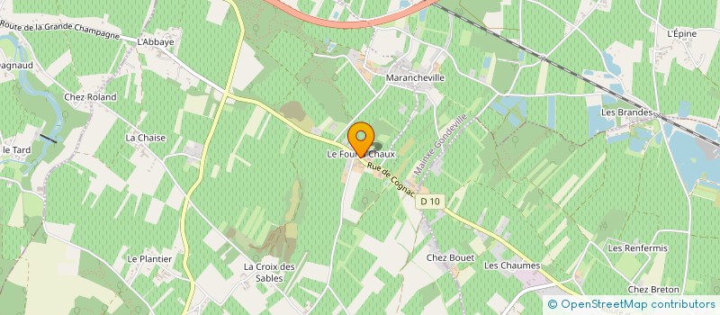 localisation de l'entreprise PISSOT FRERES  MAINXE-GONDEVILLE