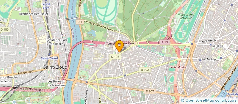 localisation de l'entreprise PIST'ARGENTINS  BOULOGNE-BILLANCOURT