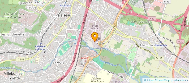 localisation de l'entreprise PISTA à PALAISEAU