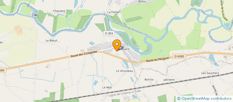 localisation de l'entreprise PISTA  MOULIN-NEUF