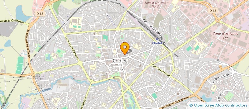 localisation de l'entreprise PISTACHE  CHOLET