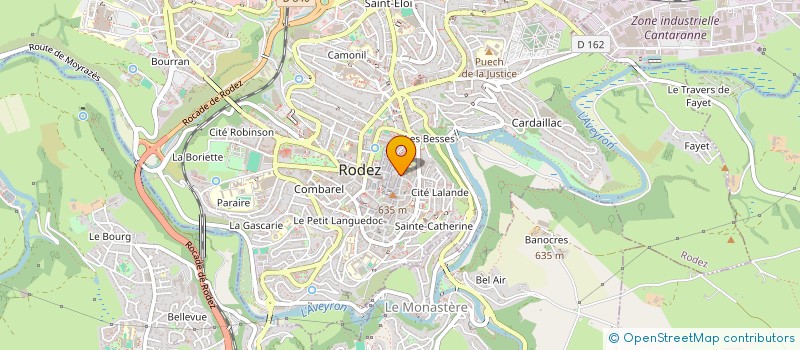 localisation de l'entreprise PISTACHE à RODEZ