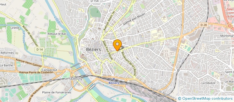 localisation de l'entreprise PISTACHE ET GRENADINE à BEZIERS