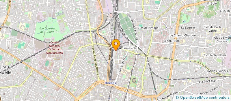 localisation de l'entreprise PISTE BAZINGA - ACTION FRANCE AFRIQUE  ORLEANS