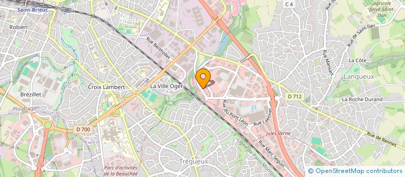 localisation de l'entreprise PISTE D'ENVOL  LANGUEUX