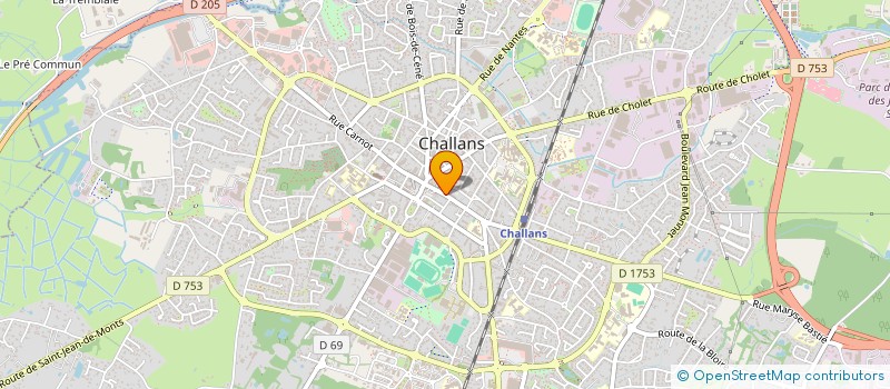 localisation de l'entreprise PISTES NOUVELLES TRACES ANCIENNES à CHALLANS