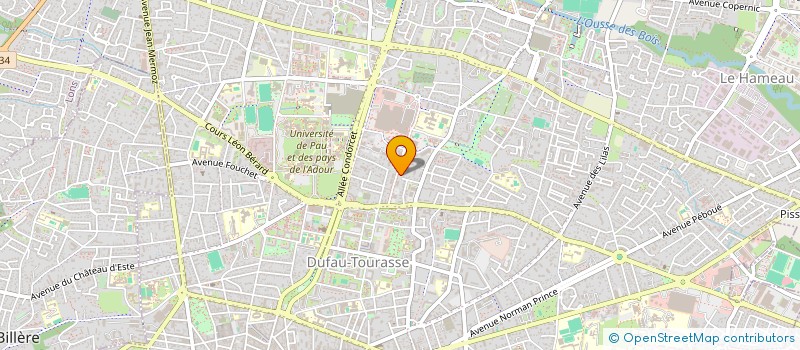 localisation de l'entreprise PISTES SOLIDAIRES à PAU