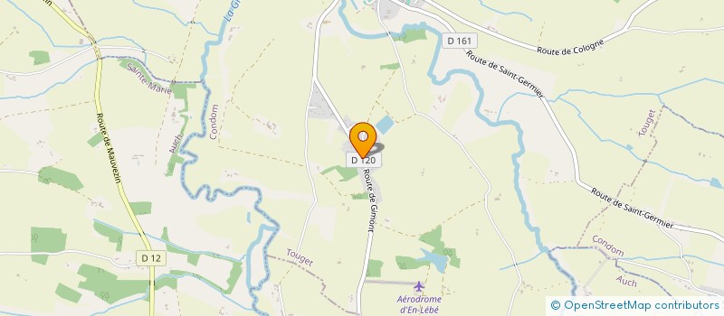 localisation de l'entreprise PISTIL  TOUGET