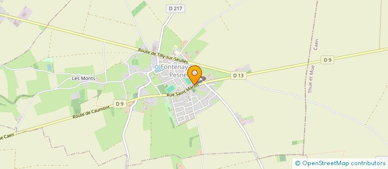 localisation de l'entreprise PISTOLES ET GOURMANDISES  FONTENAY-LE-PESNEL