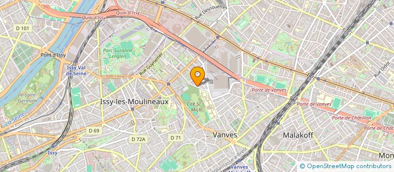 localisation de l'entreprise PISTON  VANVES