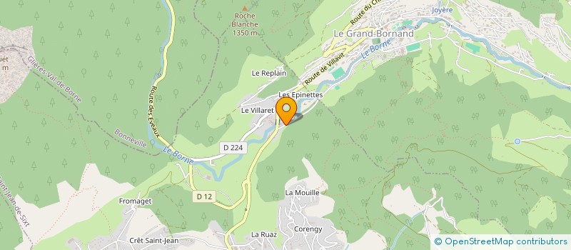 localisation de l'entreprise PISTON LEGENDE ARAVIS à SAINT-JEAN-DE-SIXT