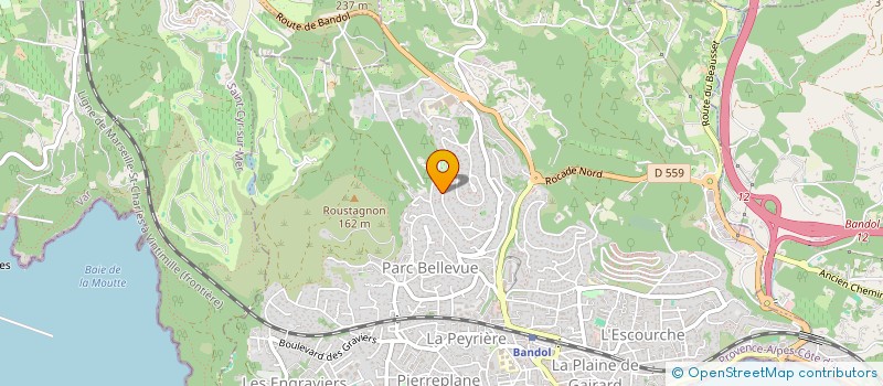 localisation de l'entreprise PISTOS  BANDOL