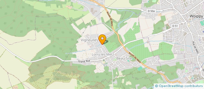 localisation de l'entreprise PISYIMMO  LORRY-LES-METZ