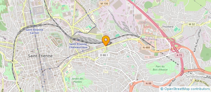 localisation de l'entreprise PISZYROMA  SAINT-ETIENNE