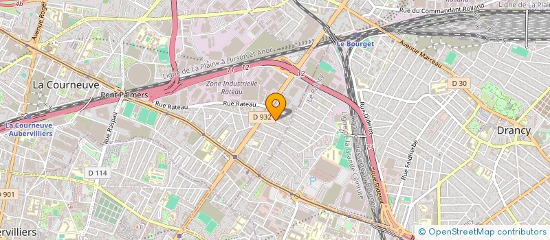 localisation de l'entreprise PIT à LA COURNEUVE