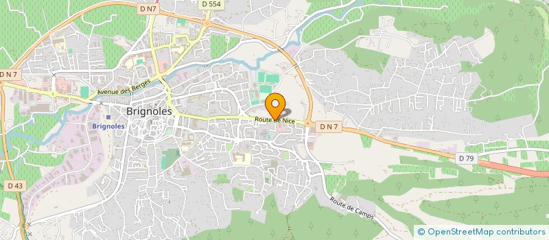 localisation de l'entreprise PIT BRASSERIE  BRIGNOLES