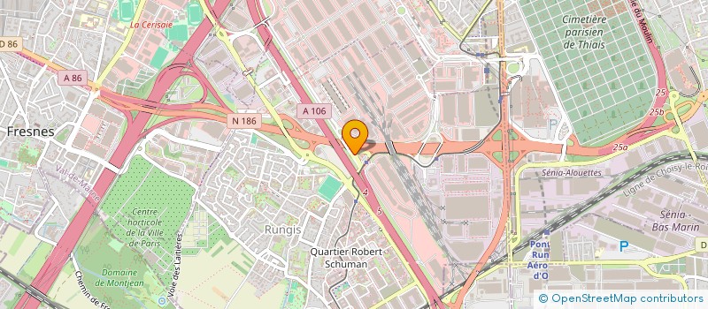 localisation de l'entreprise PIT VALVERT INVEST  RUNGIS