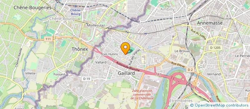 localisation de l'entreprise PITA à GAILLARD