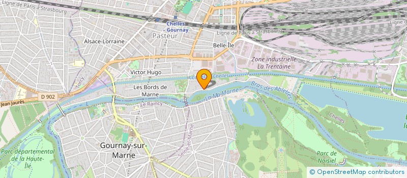 localisation de l'entreprise PITABAT  CHELLES