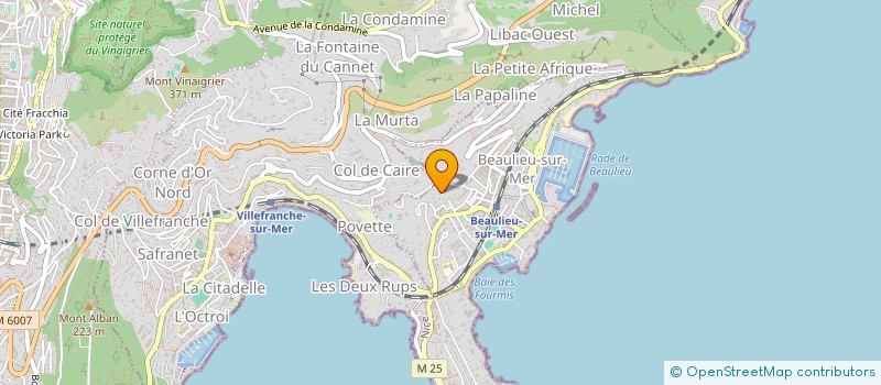 localisation de l'entreprise PITALUGUE à BEAULIEU-SUR-MER