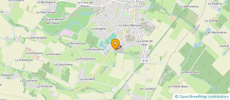 localisation de l'entreprise PITARD PARTICIPATIONS  SAINT-MARS-DU-DESERT