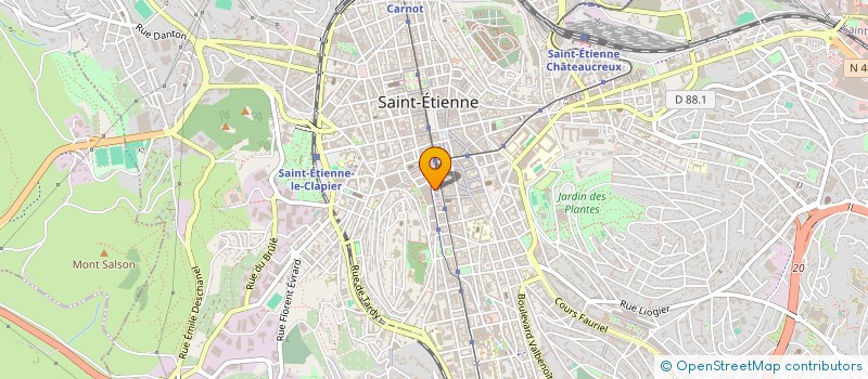localisation de l'entreprise PITAUD LA MENAGERE à SAINT-ETIENNE