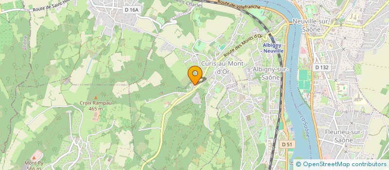 localisation de l'entreprise PITAYA  ALBIGNY-SUR-SAONE