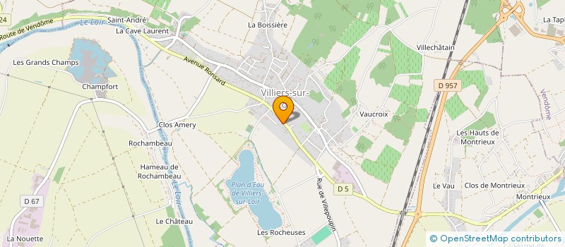 localisation de l'entreprise PITAYA  VILLIERS-SUR-LOIR